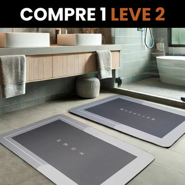 Tapetes para Banheiro Antiderrapante Premium - Pague 1 Leve 2