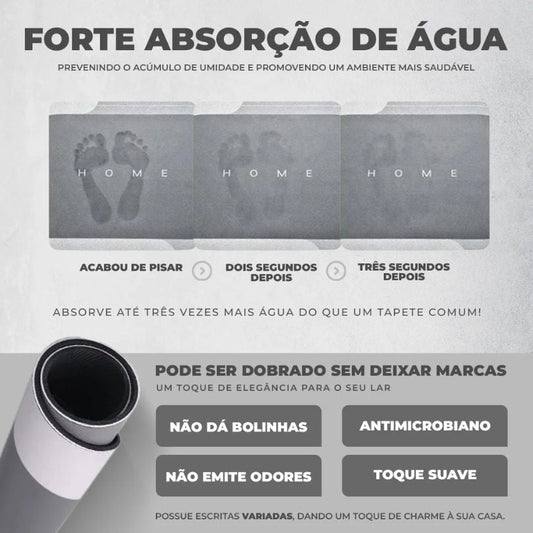 Tapetes para Banheiro Antiderrapante Premium - Pague 1 Leve 2