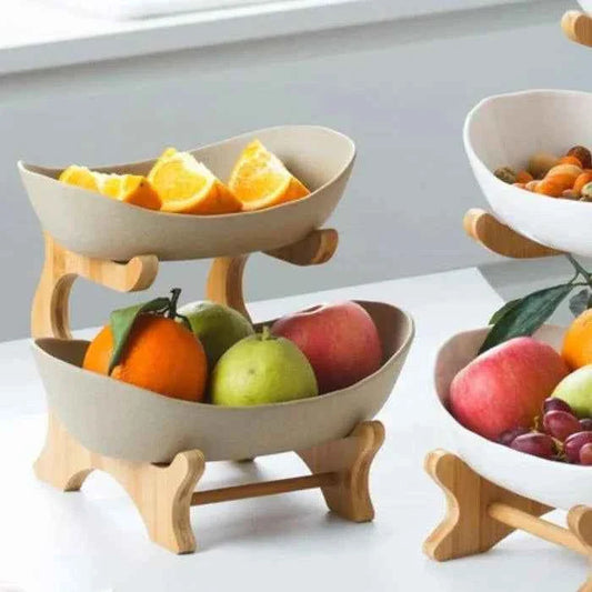 Fruteira de Mesa Bambu